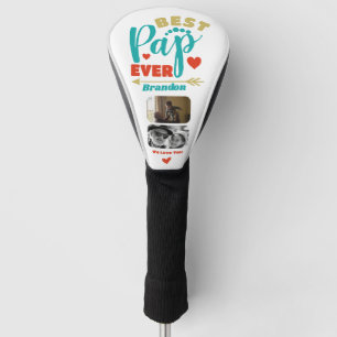 Couvre-club De Golf Meilleur Pap Ever personnalisé papa vintage retro