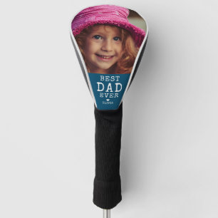 Couvre-club De Golf Meilleur papa jamais Fête des pères photo bleu
