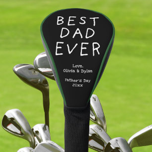 Couvre-club De Golf Meilleur Papa Minimaliste
