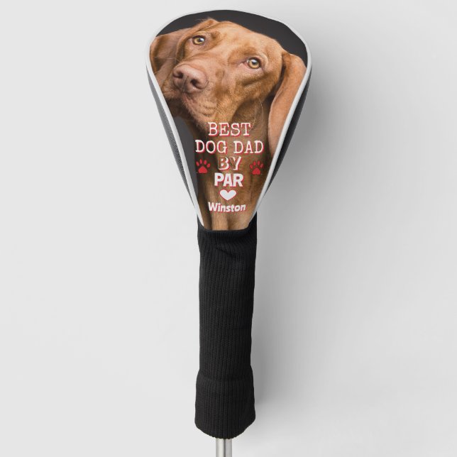 Couvre-club De Golf Meilleur papa par Par Chien Photo (Devant)