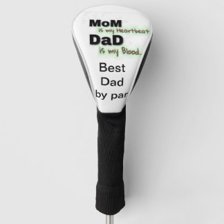 Couvre-club De Golf Meilleur papa par Par | Couverture de pilote de go