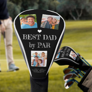 Couvre-club De Golf Meilleur papa par Par personnalisé 3 photo père