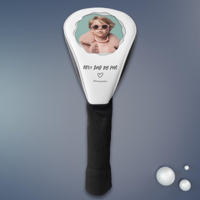 Couvre-club De Golf Meilleur papa par Par Photo personnalisée Père (Créateur téléchargé)