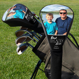 Couvre-club De Golf Meilleur Papa Photo Fête des Pères