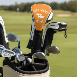 Couvre-club De Golf Meilleur Wiener par Par Punny Dachshund Golf Head