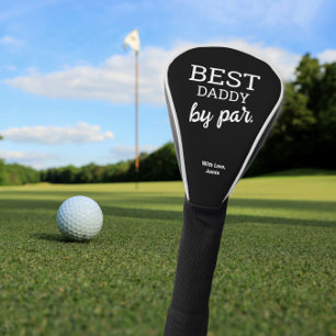 Couvre-club De Golf Meilleure DADY par par Typographie moderne Nom per