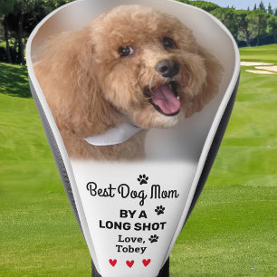 Couvre-club De Golf Meilleure Maman de Chien Nom de Photo Long Shot Pe