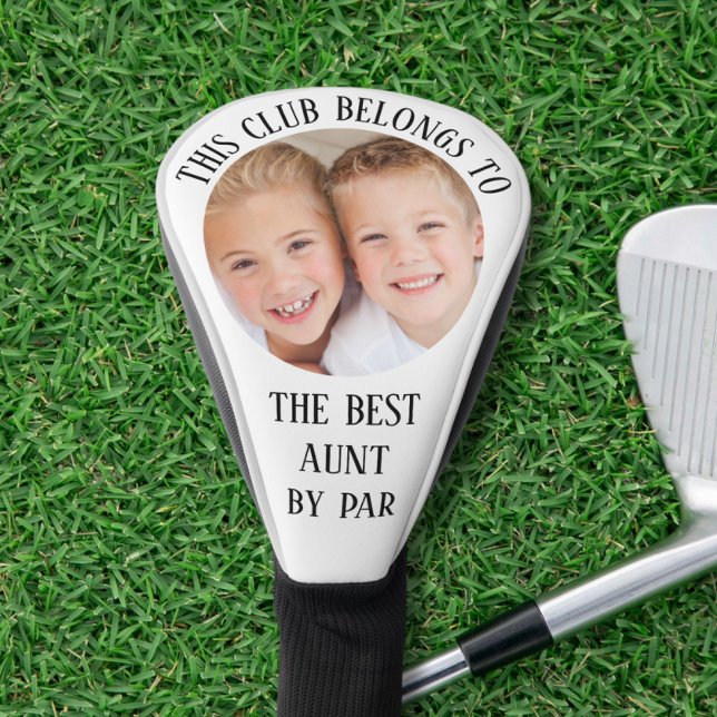 Couvre-club De Golf Meilleure tante par photo (Créateur téléchargé)