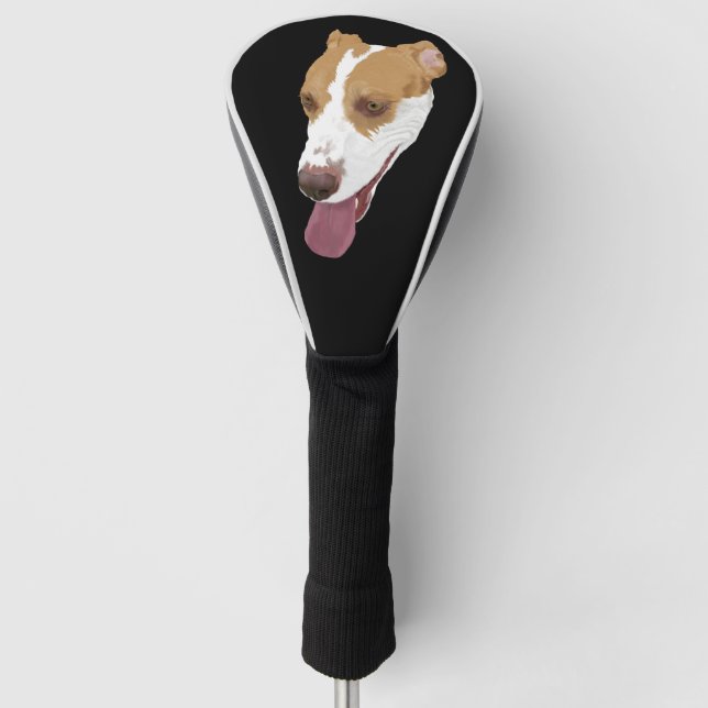 Couvre-club De Golf Mélange Pitbull Terrier (Devant)