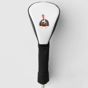 Couvre-club De Golf Mignonne Funny Soccer Thanksgiving Turquie Boys
