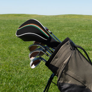 Couvre-club De Golf Minimaliste Irlande Drapeau Couleurs Frappes Patri