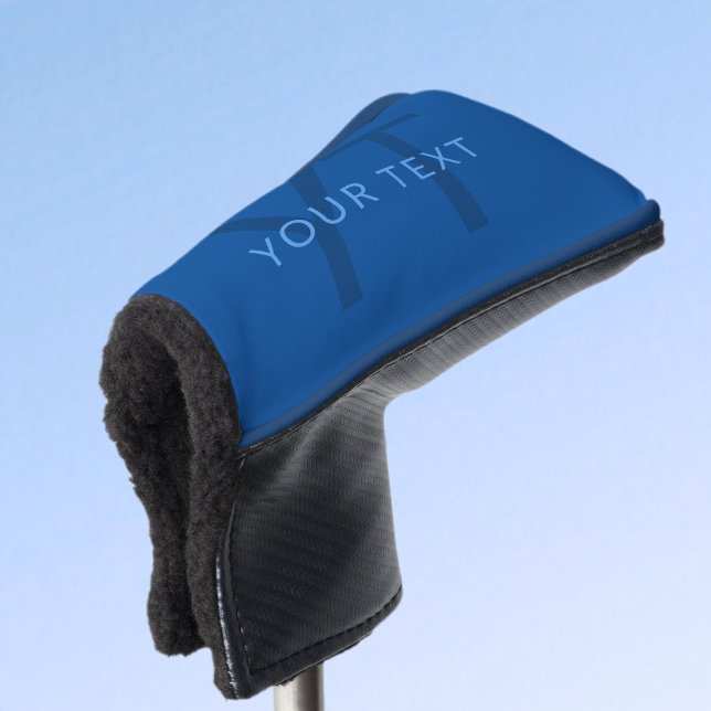Couvre-club De Golf Modèle de texte modifiable pour le nom monographiq (Créateur téléchargé)