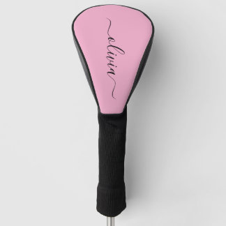 Couvre-club De Golf Modern Monogram Golf Head Cover