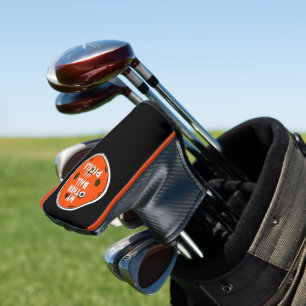 Couvre-club De Golf Mon Autre Bal Est Un Pickleball Orange Golfeur Pic