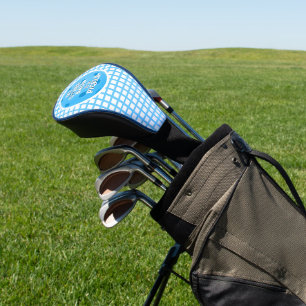 Couvre-club De Golf Mon Autre Boule Est Un Pickleball Golfeur Bleu Pic
