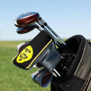 Couvre-club De Golf Mon Autre Boule Est Un Pickleball Jaune De Golfeur