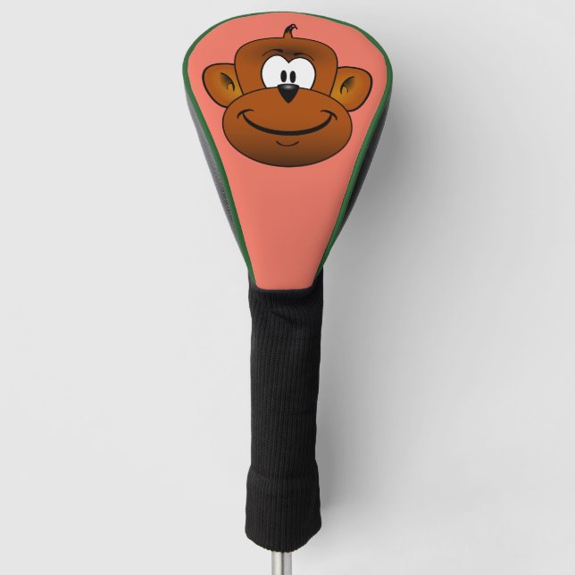 COUVRE-CLUB DE GOLF MONKEY FUNNY GOLF DRIVER COVER (Devant)