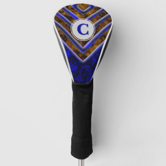 Couvre-club De Golf Monogramme Abstrait carré