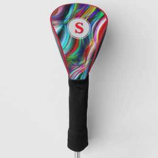 Couvre-club De Golf Monogramme de dunes peintes