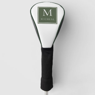 Couvre-club De Golf Monogramme de Golfeur