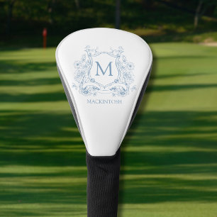 Couvre-club De Golf Monogramme Élégant
