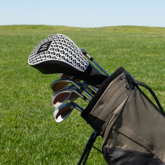 Couvre-club De Golf Monogramme Empreinte de patte maman chien