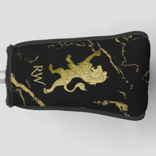 Couvre-club De Golf Monogramme Golden Royal Lion