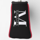 Monogramme gras minimal avec nom