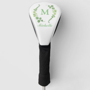 Couvre-club De Golf Monogramme Lucky Clover Vert