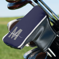 Monogramme personnalisé bleu marine