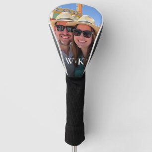 Couvre-club De Golf Monogramme photo couple moderne
