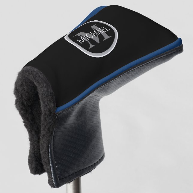 Couvre-club De Golf Monogramme simple (Devant 3/4)