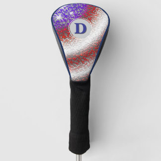 Couvre-club De Golf Monogramme Stars-n-Stripes