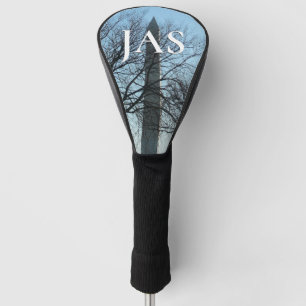Couvre-club De Golf Monument de Washington dans le paysage d'hiver I