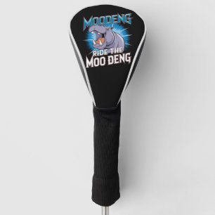 Couvre-club De Golf MOO DENG Hippo Ride Le MOO DENG