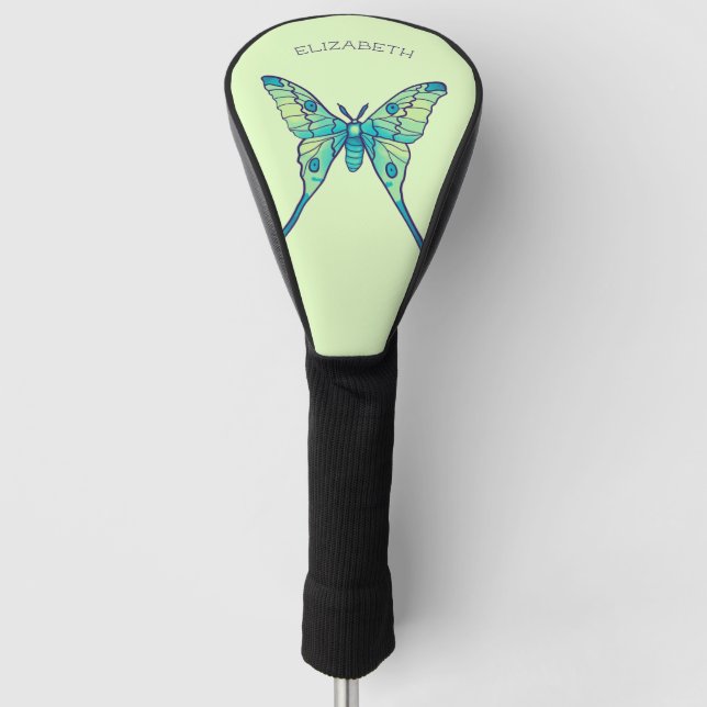 Couvre-club De Golf Moon Moth Magic - Papillon Lover Art (Devant)