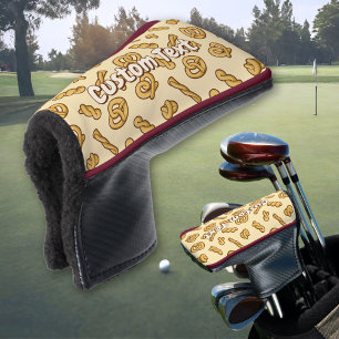 Couvre-club De Golf Motif Bretzel