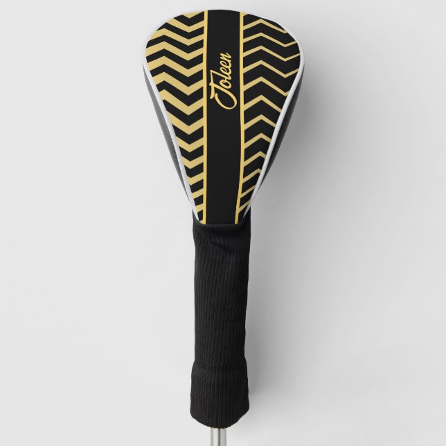 Couvre-club De Golf Motif coloré personnalisé (Devant)