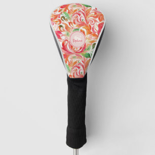 Couvre-club De Golf Motif couleur Paisley d'inspiration vintage (5)
