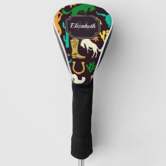 Couvre-club De Golf Motif Cowboy