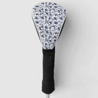 Couvre-club De Golf Motif croisé Lily Flower Enk