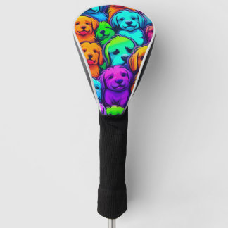 Couvre-club De Golf Motif de chien branché pour les amoureux des anima