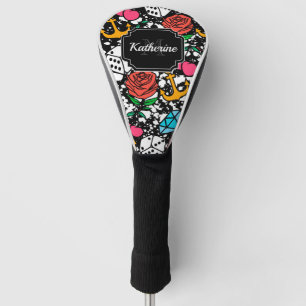 Couvre-club De Golf Motif de la vieille école