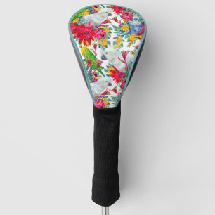 Couvre-club De Golf Motif de perroquet tropical d'été australien