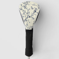 Motif de toile florale vintage bleu (1)