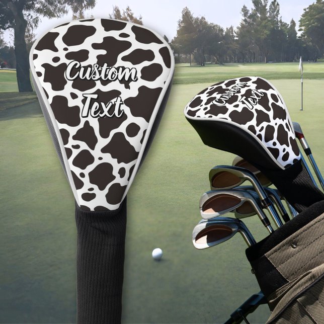 Couvre-club De Golf Motif de vache (Créateur téléchargé)