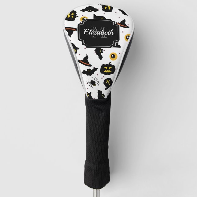 Couvre-club De Golf Motif d'Halloween (Devant)