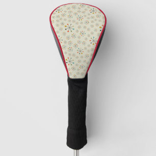 Couvre-club De Golf Motif inspiré atomique de la moitié du siècle