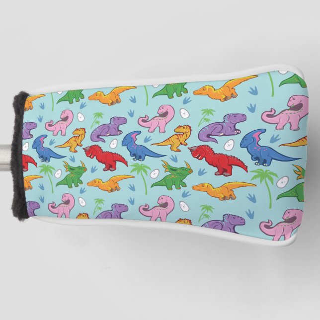 Couvre-club De Golf Motif mignon de dinosaure (Devant)