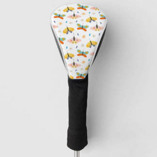 Couvre-club De Golf Motif papillon décoré coloré